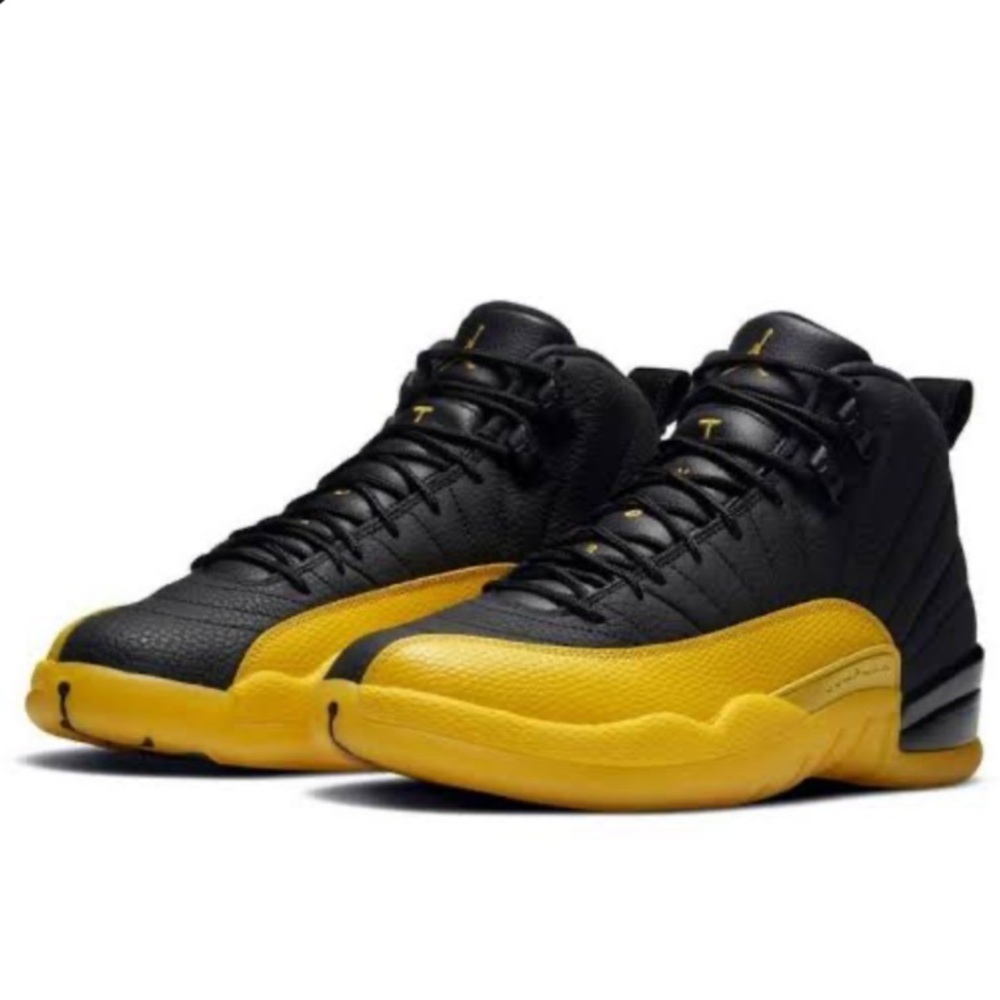Black and Yellow Sneakers